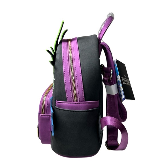 💥SOLD💥Loungefly Disney Maleficent Dragon Cosplay Mini Backpack- - Picture 2 of 9
